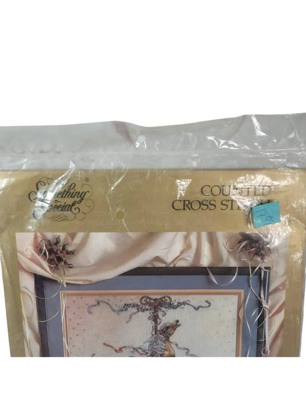 Candamar Carousel Cross Stitch Kit Horse Ribbon Something Special #50569 VTG NEW